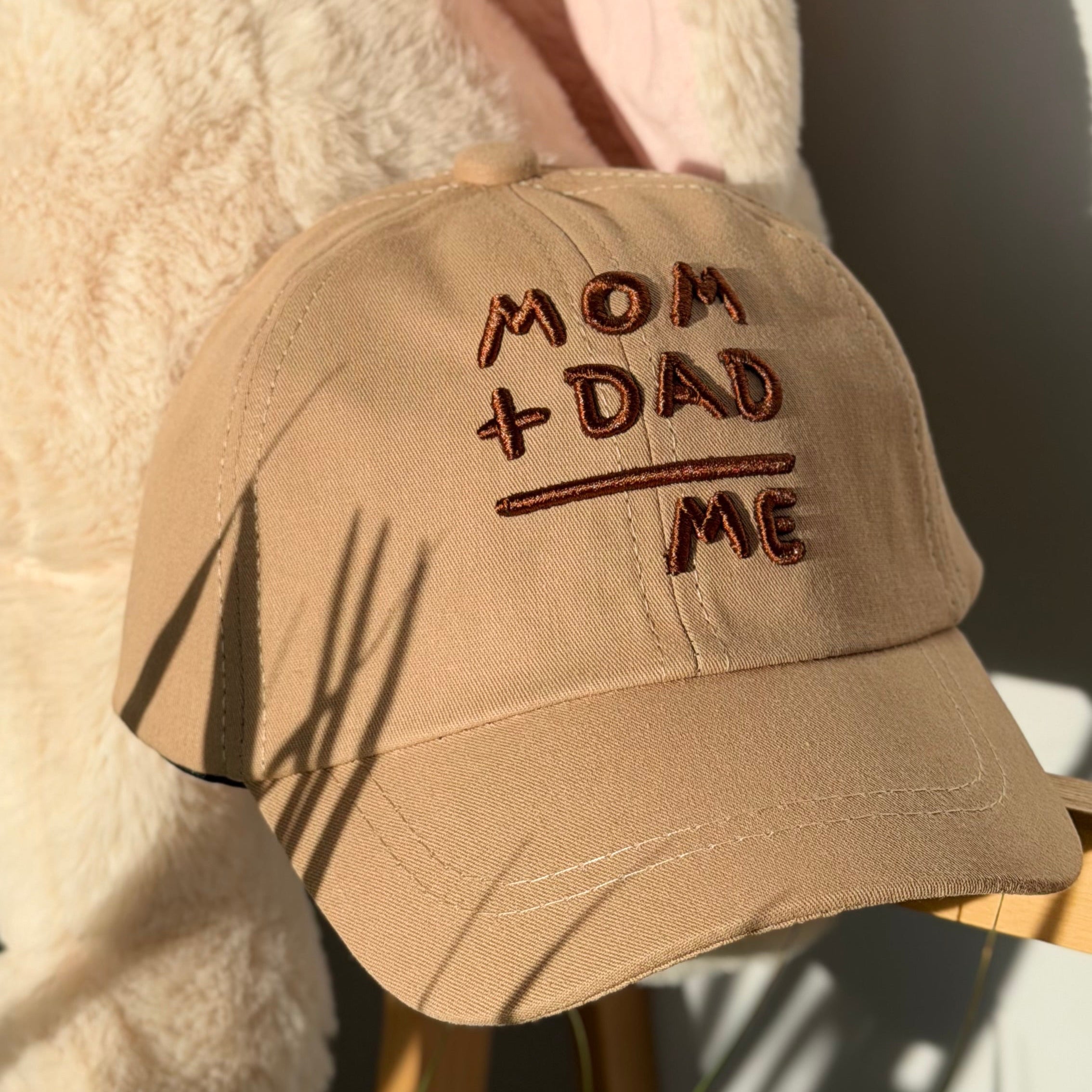 Mom+Dad=Me Cap