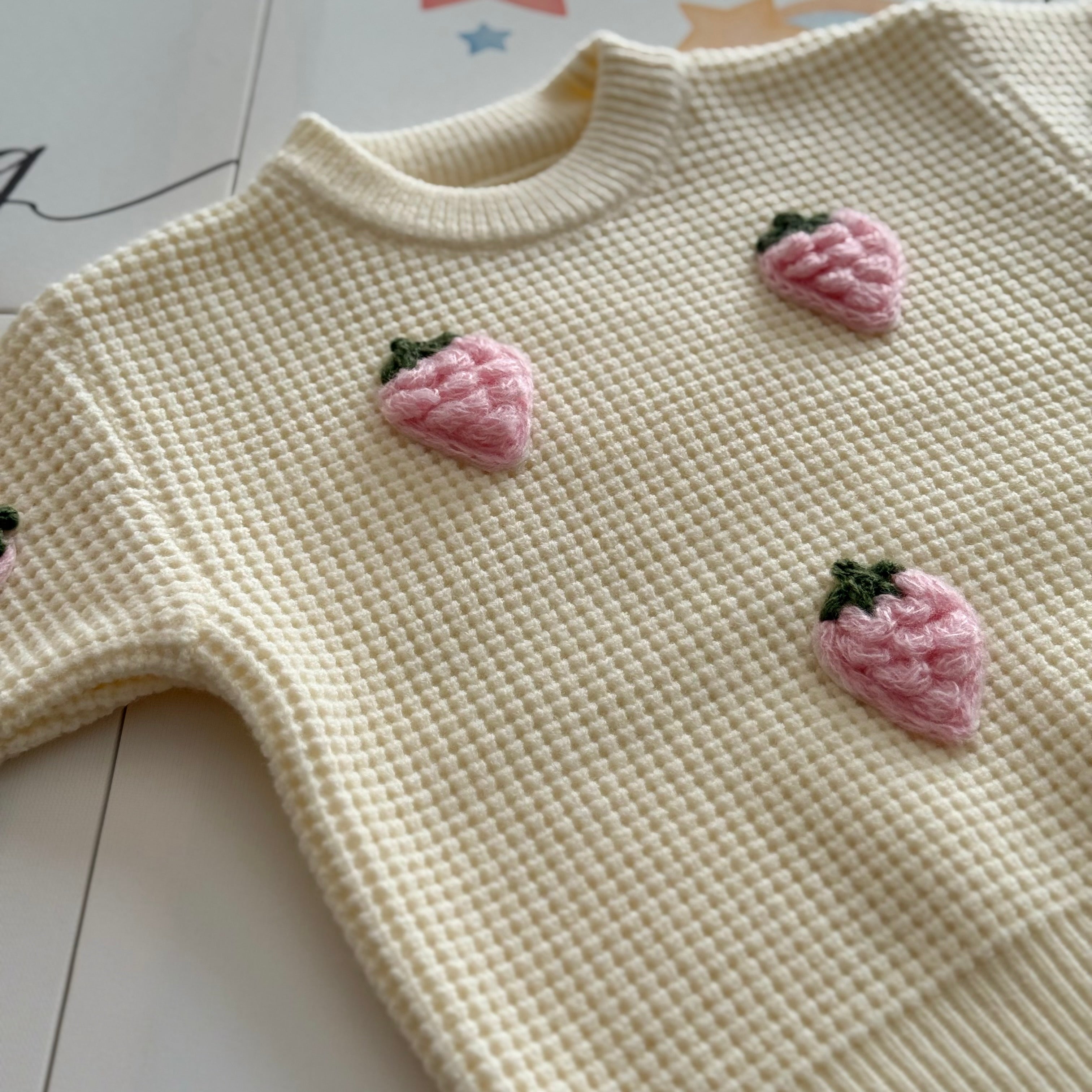 Strawberry Knit Sweater
