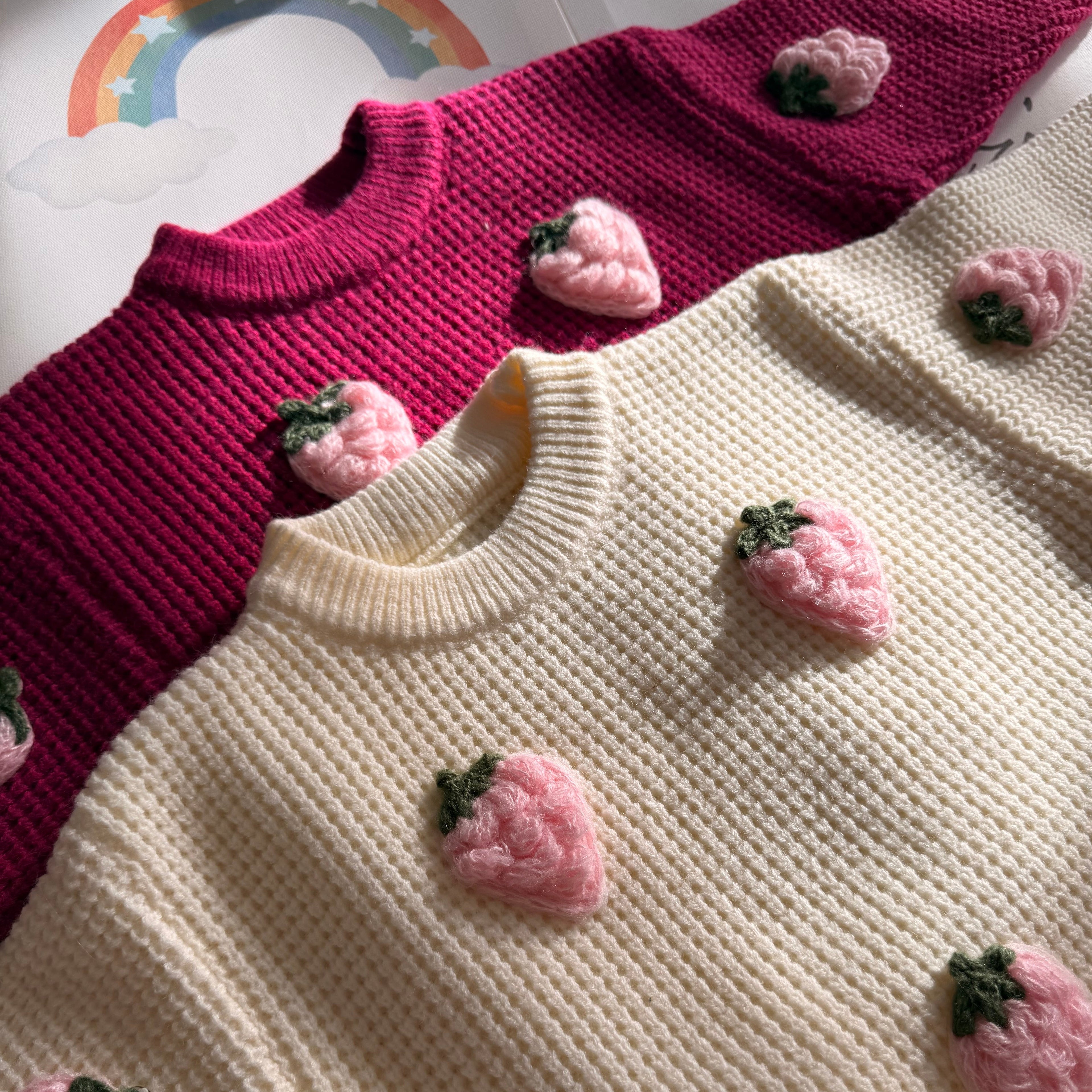 Strawberry Knit Sweater