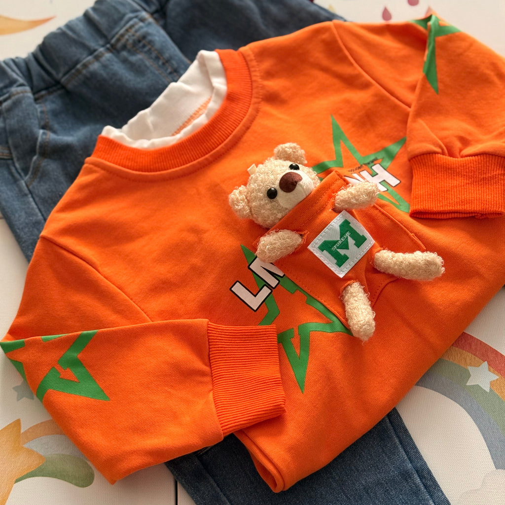 Urban Teddy Denim Set