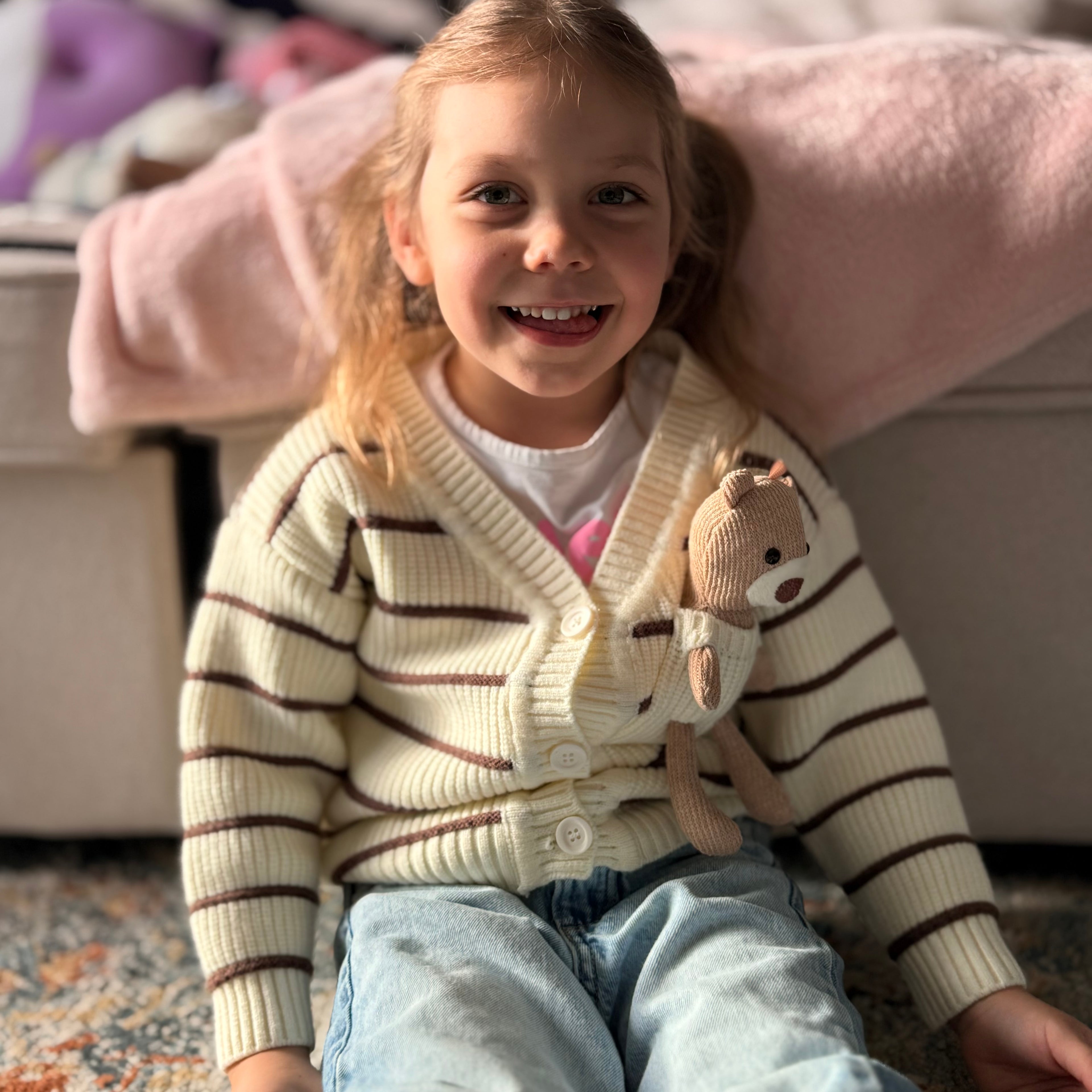 Snuggle Bear Cardigan