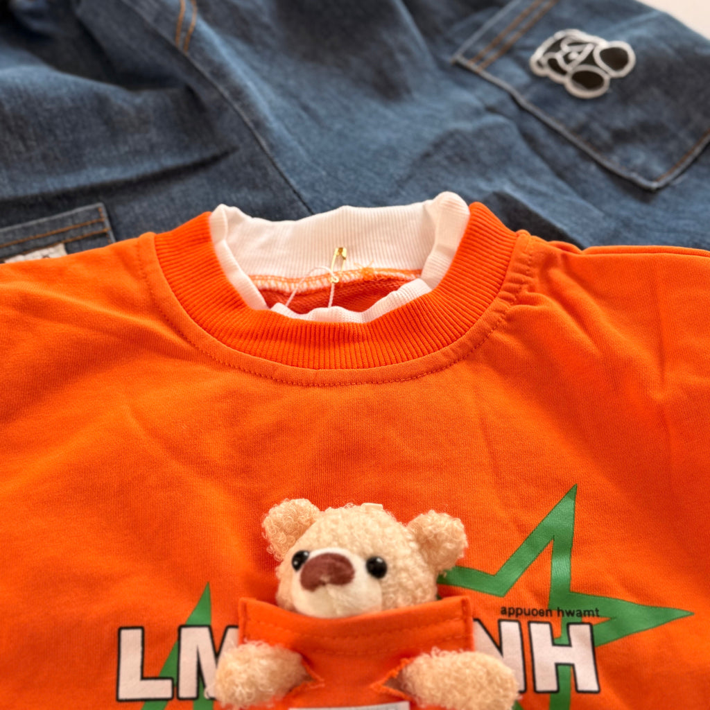 Urban Teddy Denim Set