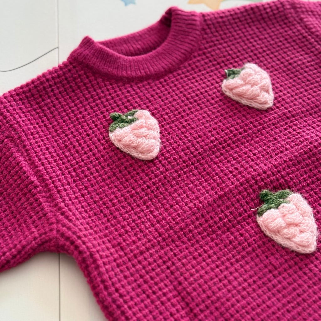 Strawberry Knit Sweater