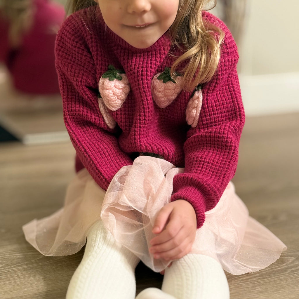Strawberry Knit Sweater